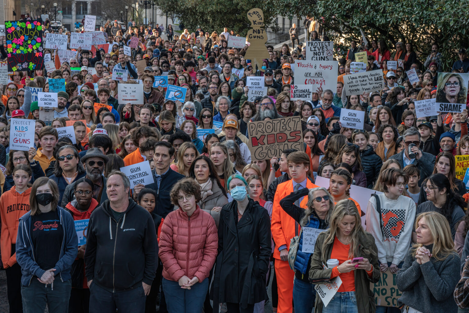 Children Demand Action Against Gun Violence in Capitol March